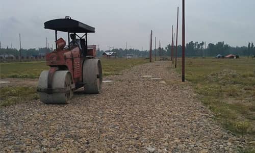 Wani Infratech Pvt. Ltd. Government project for Modern Bitumen Road Construction